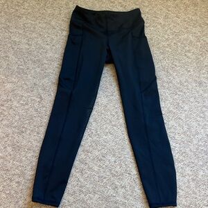 Riding sport Dover saddlery navy blue fleece lined riding breech leggings